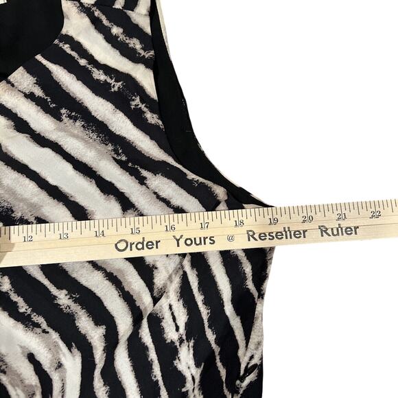 Haute Hippie Dress Medium Sleeveless Animal Print Studded Asymmetrical - Picture 6 of 12